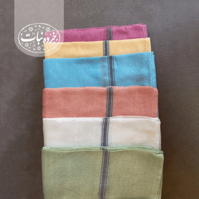 شمد نازک تابستانه تک رنگ