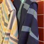 حوله تن پوش نخی سرمه ای