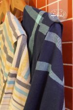 حوله تن پوش نخی سرمه ای