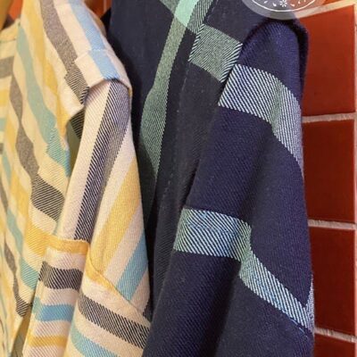 حوله تن پوش نخی سرمه ای